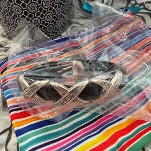 Silver Patterned Women's Bracelet